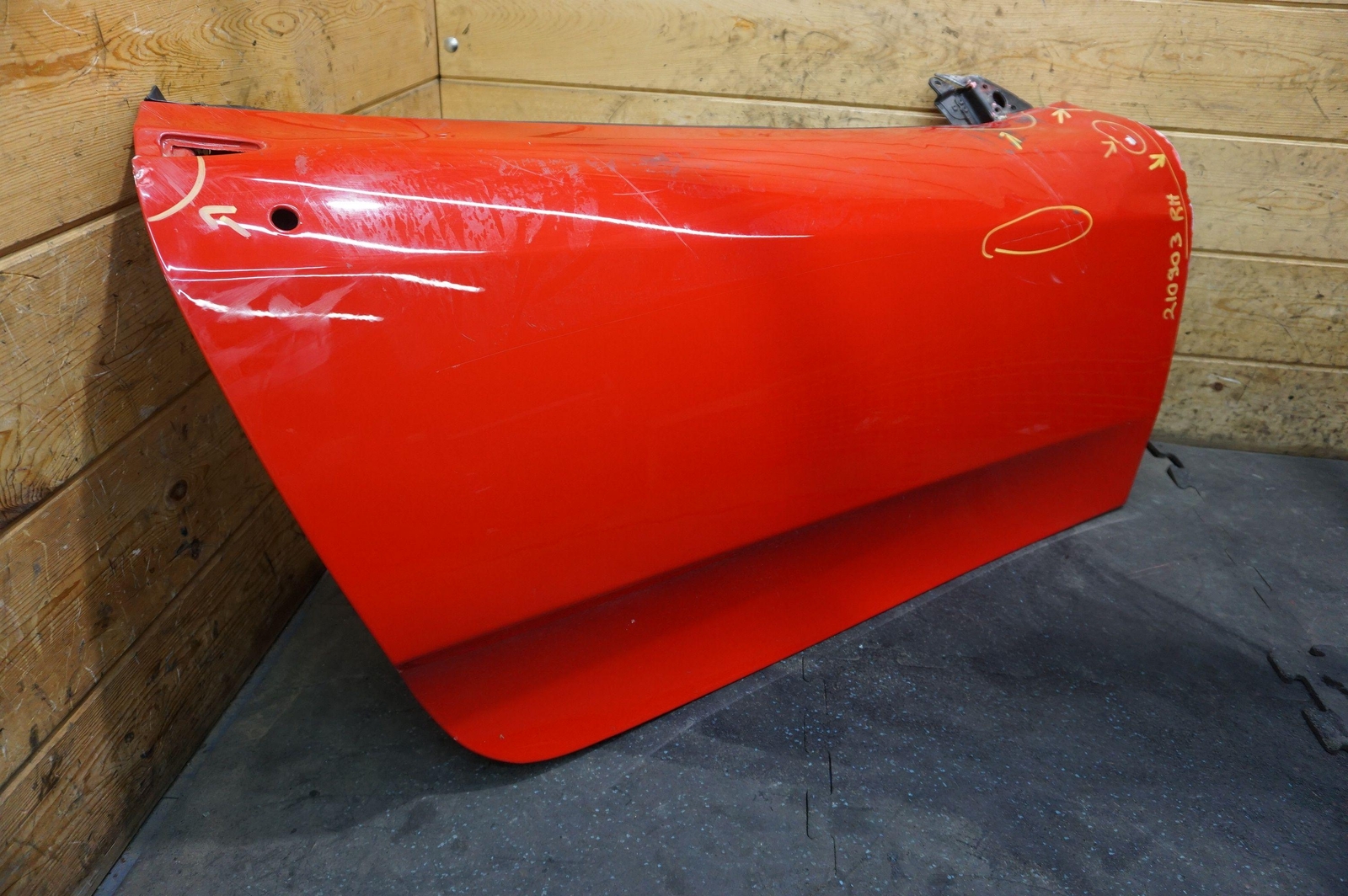 Right Passenger Door Shell Red 65909011 OEM Ferrari 360 Spider Modena *Note*