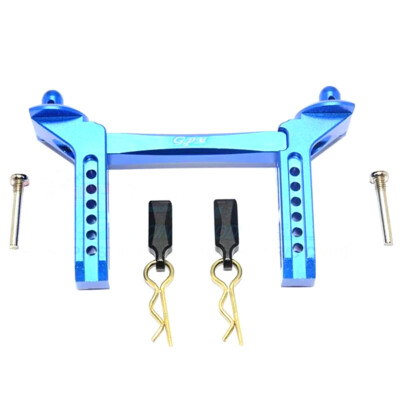 GPM Racing Set Supporti Corpo Anteriore/Posteriore In Alluminio Blu (5 Pz) Per TRX-4 / TRX-6