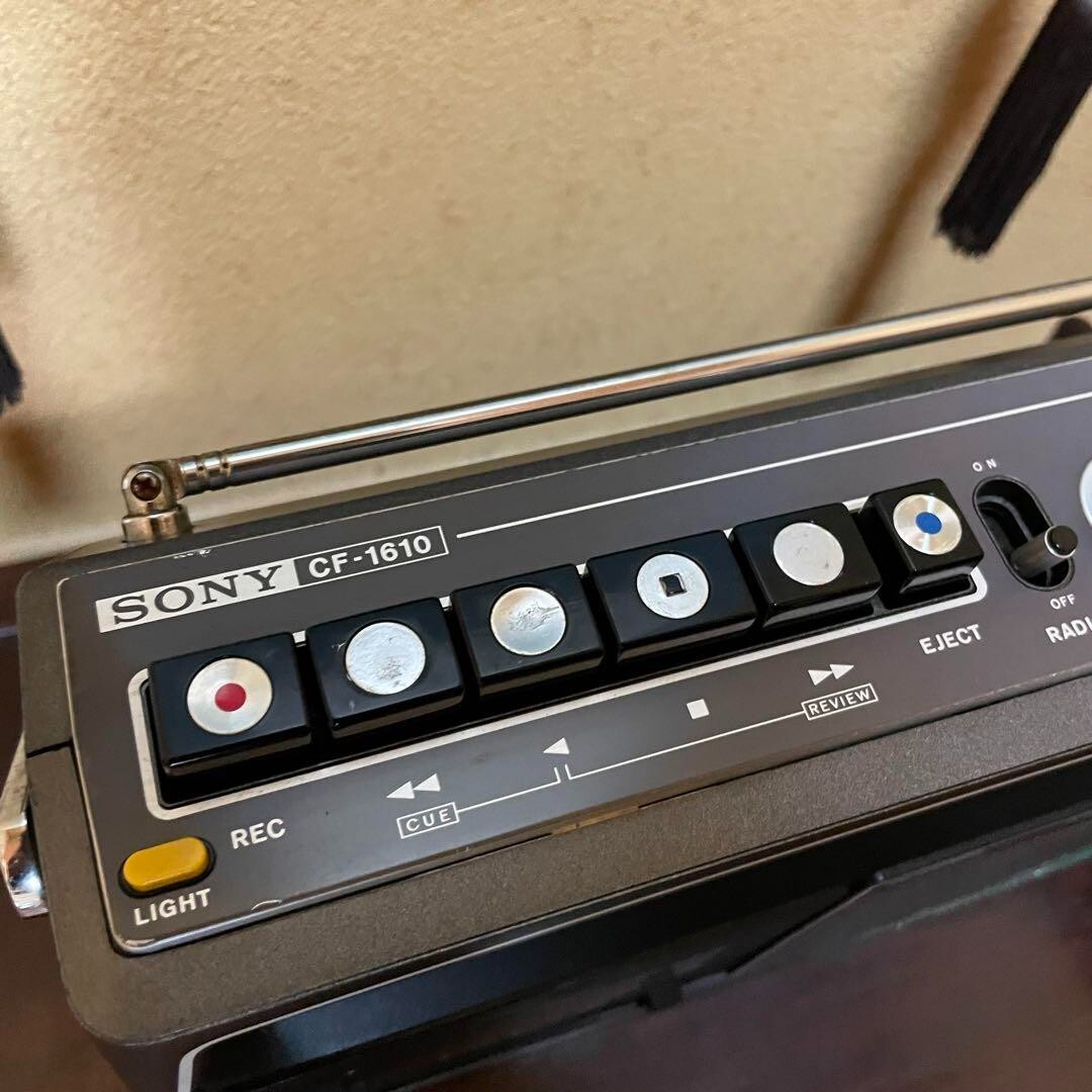 SONY／ソニー／ラジカセ／CF-1610／メンテナンス済み／ケアセット付 SONY／ソニー／ラジカセ／CF-1610／メンテナンス済み／ケアセット付