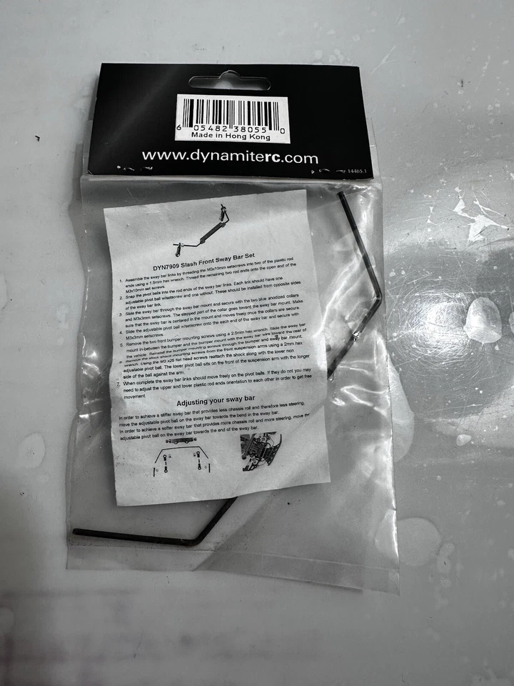 Juego de barras estabilizadoras Dynamite Alum: Slash. DYN7909 Foto 2 de 2