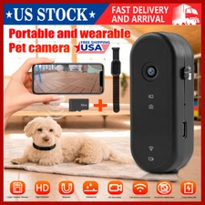 HD 1080P Mini Body Cam With 32G Card Dog Cat Pet Camera Collar Pet Sport Camera-
