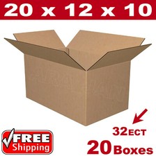 20 - 20x12x10 Cardboard Boxes Mailing Packing Shipping Box Corrugated Carton