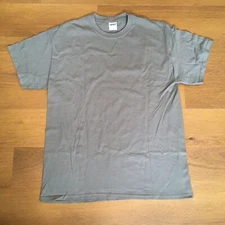 Gildan Ultra Cotton Short Sleeve Shirt Men's Large Gray Used Winlectric Co