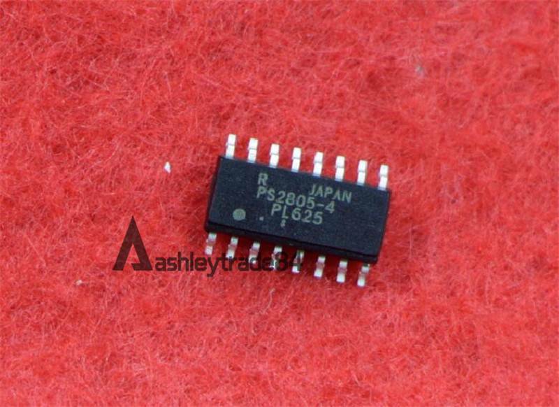 NEW 10PCS PS2805-4 Encapsulation:SOP-16,HIGH ISOLATION VOLTAGE AC INPUT ...