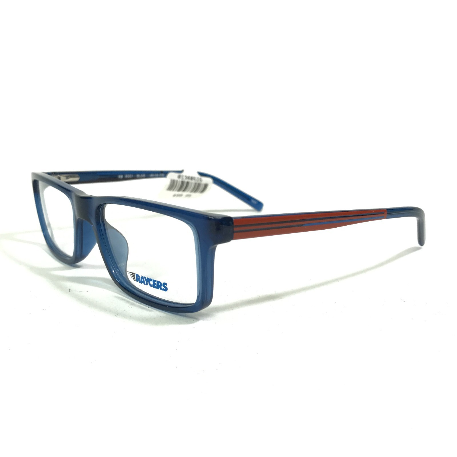 Оправа для детских очков Raycers KB 8001 синяя, коричневая, прямоугольная, с полной оправой 49-16-130