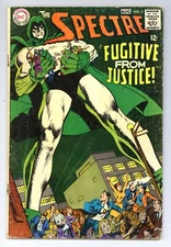 Spectre 5 (GVG) Neal Adams! Psycho-Pirate T-Rex centerfold splash page 1968 a994