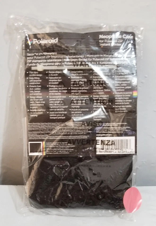 Black Polaroid Neoprene Pouch for The Polaroid ZIP Mobile Printer PLZIPNPB NEW - Image 2 of 2