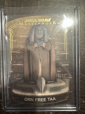 2025 TOPPS STAR WARS MASTERWORK GPOD WOOD /10 ORN FREE TAA