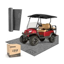 10L0L Golf Cart Premium Garage Floor Mat-Waterproof Anti-Slip Thickened Mat f...