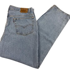 Vintage Levis 545 Jeans Mens 44 Blue Loose Straight Denim USA Made 90s 42x32