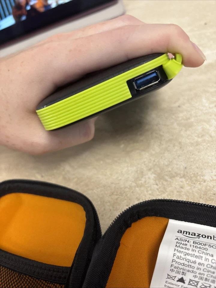 Silicon Power 1TB Black Rugged Portable External Hard Drive Armor A60 Waterproof - Image 4 of 4