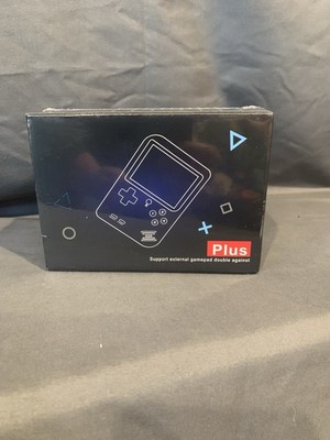 Plus Handheld Game System 3'' Backlit LCD, TV Out, 512MB, Atari 2600, Black