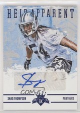 2015 Panini Gridiron Kings Heir Apparent Blue 23/25 Shaq Thompson Auto 1x9