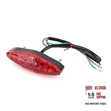12V Universal 15 LED Motorcycle Rear Tail Light Brake Stop Running Tail Light