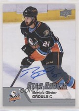 2020-21 Upper Deck AHL Star Rookies Auto Benoit-Olivier Groulx #182 Auto 7l6