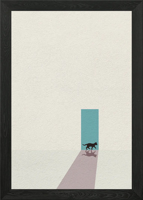 Hinter dem Licht Gerahmtes Wandbild Poster Leinwanddruck Bild