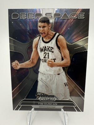 Tim Duncan Wake Forest 2024 Prizm Draft Picks Deep Space No. 24