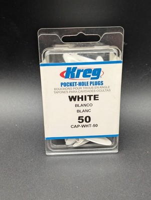 Kreg pocket hole pluge White 50CT