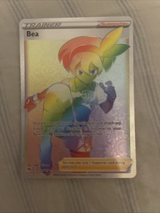 Pokémon TCG Bea Rainbow Rare Vivid Voltage 193/185 Card | Near Mint