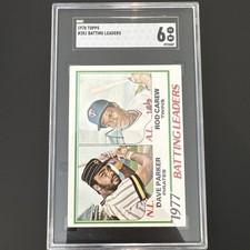 1978 Topps - League Leaders Rod Carew, Dave Parker #201