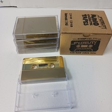 FYDELITY GOLD CHROME 60  TYPE I  BLANK CASSETTE TAPES NEW