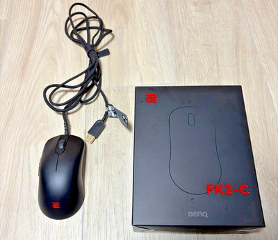 BenQ ZOWIE FK2-C Gaming Mouse Black Wired USB PC Peripherals Used