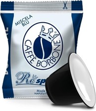 Caffè Borbone Respresso, Blue Coffe Blend - 100 Capsules - Compatible with for.. 0.25 per lighter