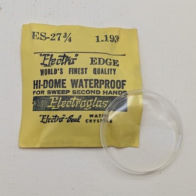 Electro-Seal ES 27 3/4 Watch Crystal 30.3mm Hi-Dome Waterproof NOS