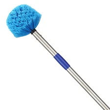 Duster, Cobweb Duster with Extension Pole, Medium Stiff Bristles Cobweb Duste...