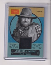 2014 GOLDEN AGE LEGENDS OF MUSIC MATERIAL RELIC WILLIE NELSON