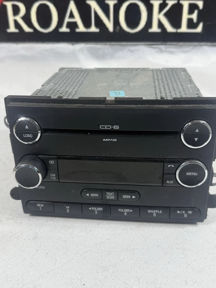 2009-10 Lincoln MKX / 2009 Ford Edge AM FM радио MP3 с 6 дисков CD 9T4T-18C815-GB - Изображение 2 из 4