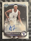 AJ DYBANTSA 2025-26 BOWMAN CHROME U 1ST AUTOGRAPH AUTO #CPA-AD BYU Q1312