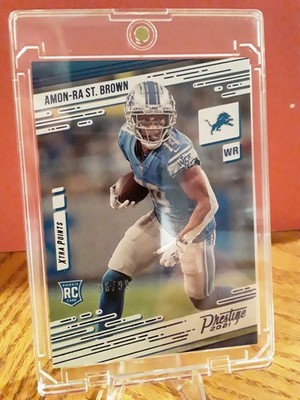 2021 Chronicles  Amon-Ra ST. Brown Rookie Xtra Points Blue  36/99 W/ Stand!