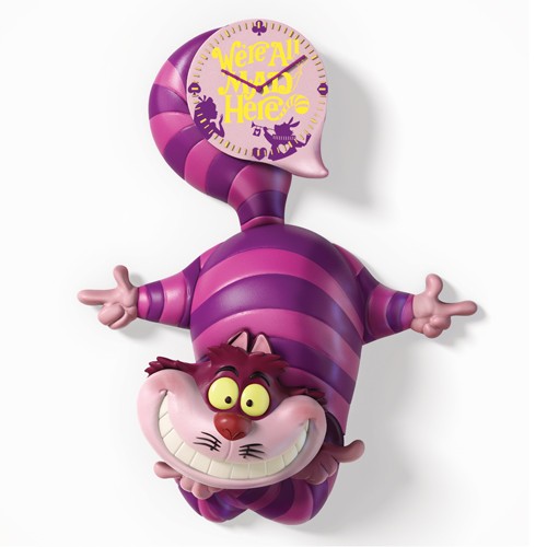 Disney Cheshire Cat Cuckoo Clock Alice in Wonderland Bradford Exchange - Picture 1 of 2
