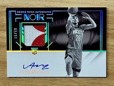 2021 Panini Noir Rookie Patch Autograph Alperen Sengun RC Auto Baby Jokic /99 