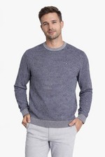 Tommy Hilfiger Mens XXL Gray Crewneck Sweater Pima Cotton Blend Cashmere NEW