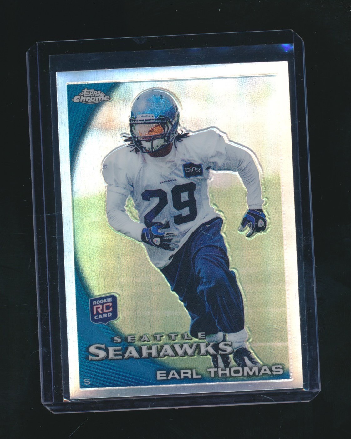 EARL THOMAS 2010 TOPPS CHROME REFRACTOR RC PARALLEL #C135
