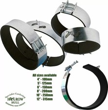 Padded Fast Clamp - Secure Ducting Connector for Hydroponics Ventilation
