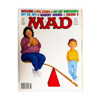 E. C. Publication MAD Magazine  #287 ''Roseanne, Will Eisner, Spy vs. Sp Mag VG+