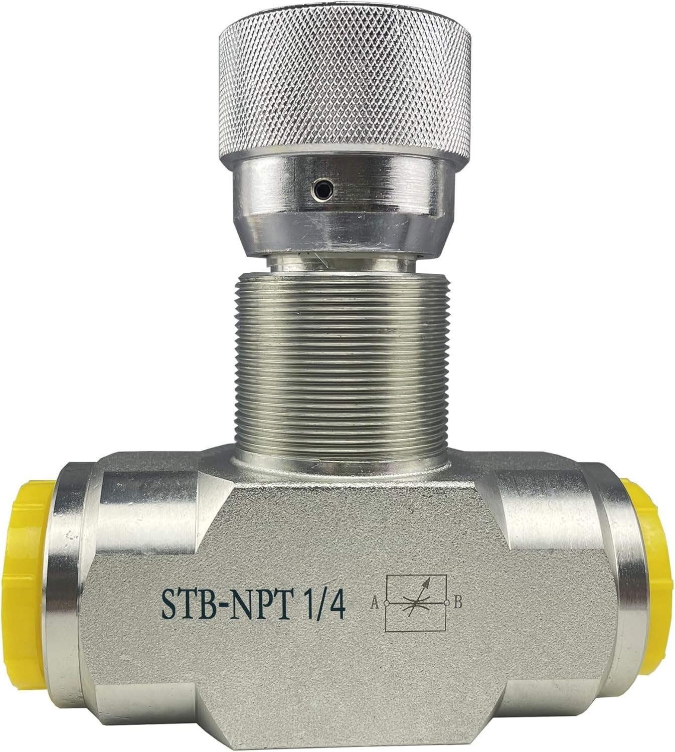 1/4 Inch NPT Hydraulic Flow Control Needle Valve (5800PSI, 2-Way)