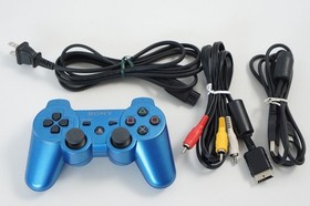 PS3 Playstation3 SPLASH BLUE Console CECH-3000B 320GB Tested System 02