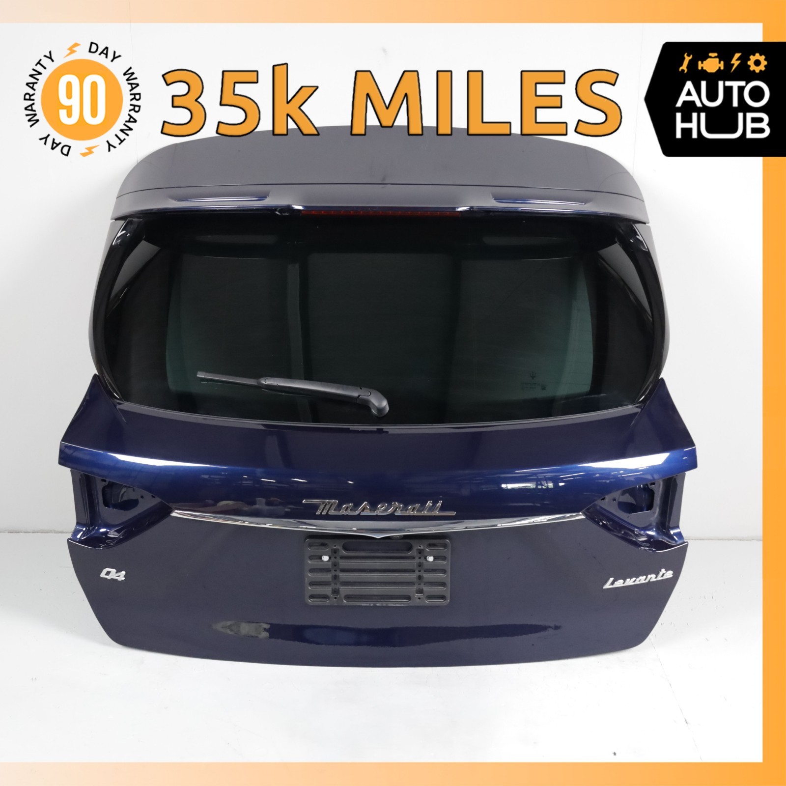 17-24 Maserati Levante M161 Trunk Lid Liftgate Tailgate Hatch Shell w/ Lamp OEM