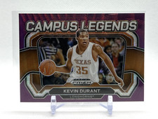 2024 Panini Prizm Draft Picks Kevin Durant Campus Legends Purple Wave 3