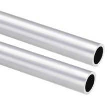 2Pcs 26mmx20mmx300mm 6063 Aluminum Round Tube DIY Pipe Seamless Straight