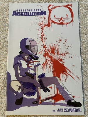 CHRISTOS GAGE - ABSOLUTION #2 Crime Files Cover Avatar Comics 2009 NM