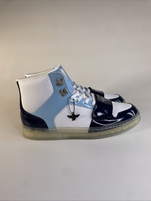 Creative Recreation Cesario HI XXI White/Blue/Sky Men's Size 12 Fast Shipping!