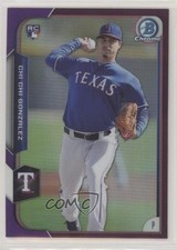 2015 Bowman Chrome Purple Refractor 246/250 Chi Chi Gonzalez #169 sh7