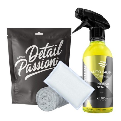 Premium Reinigungs-Set (für: Alcantara Racetex Dinamica ) mit Scrub Pad + Tuch