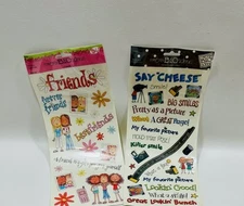 Me & My Big Ideas Sticker 2 Pack - Say Cheese - Friends Scrapbooking Supplies