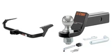 CURT Trailer Hitch Class 3 Tow Kit, 2in Ball Mount, Hitch Lock, Pin & Clip 13356